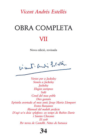OBRA COMPLETA REVISADA, VOLUM 7
