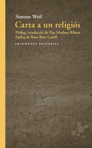 CARTA A UN RELIGIÓS