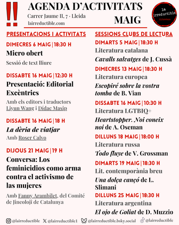 Agenda de mayo