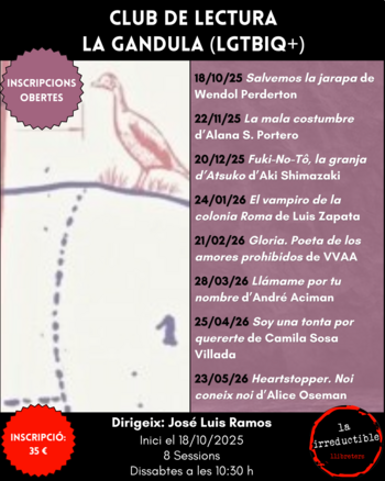 La gandula. Literatura LGTBIQ+
