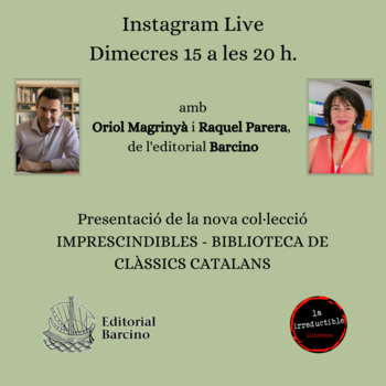 Instagram Live amb Oriol Magrinyà i Raquel Parera