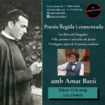 Tarde de poesía y vino con el poeta Amat Baró