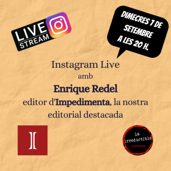 Instagram Live amb l'editor de Impedimenta
